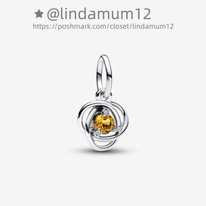 Pandora Honey Eternity Circle Dangle Charm